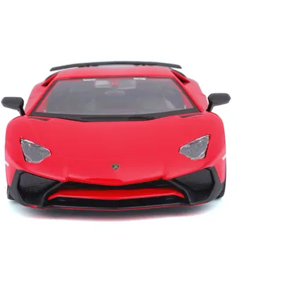 Lamborghini Aventador SV Coupé LP750-4 - Röd - Bburago 1:24