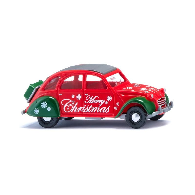 Citroën 2 CV - 1963 - Merry Christmas - Wiking - 1:87