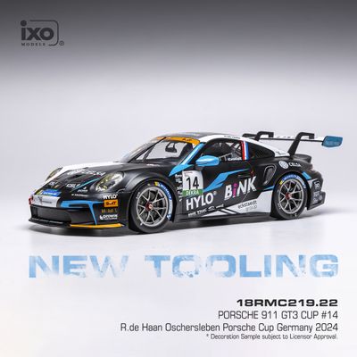 Porsche 911 GT3 Cup #14 - Robert de Haan - Porsche Cup Germany 2024 - Ixo - 1:18