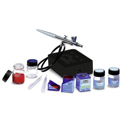 Airbrush Basic Set med kompressor - 39195 - Revell