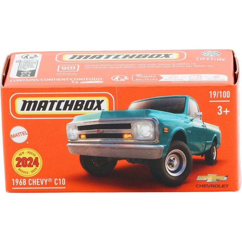 1968 Chevy C10 - Turkos - Power Grab - Matchbox