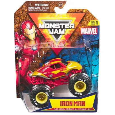 Iron Man - Marvel - Monster Jam - Monster Truck - 10 cm