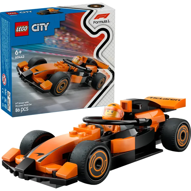 F1 Driver with McLaren Race Car - Formula 1 - 60442 - LEGO