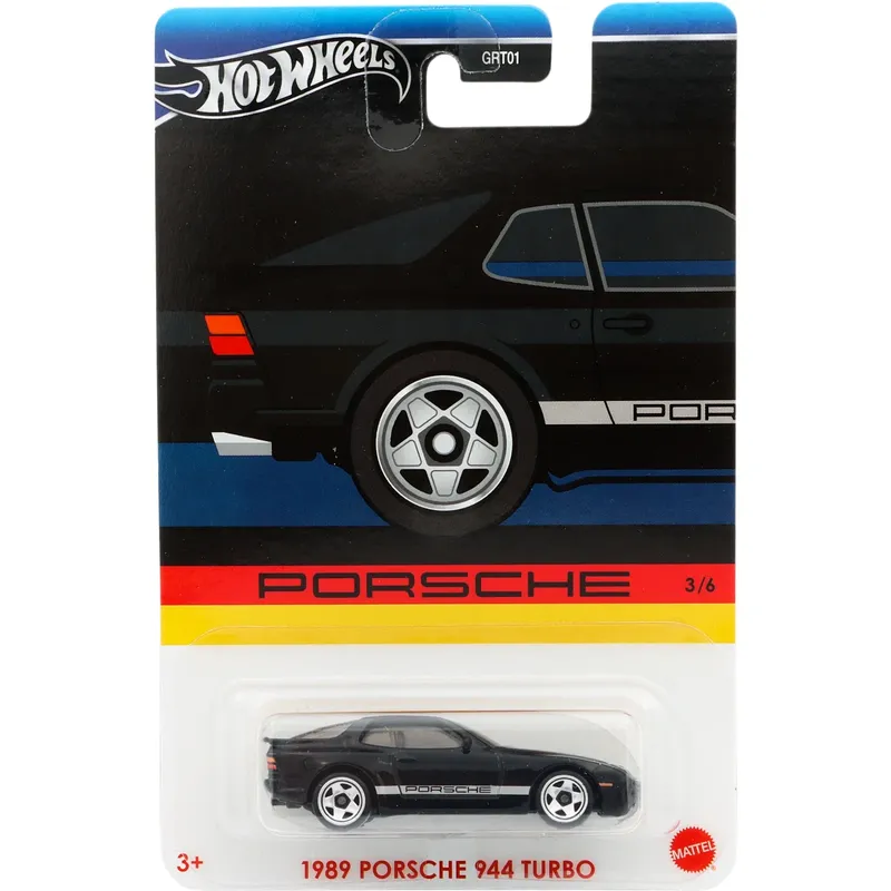 1989 Porsche 944 Turbo - Svart - Porsche Series - Hot Wheels