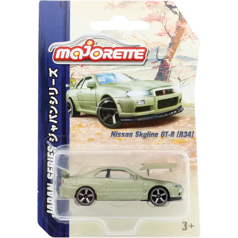 Nissan Skyline GT-R (R34) - Grön - Japan Series - Majorette