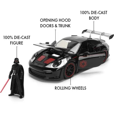 Darth Vader & Porsche 911 GT3 RS (992) - Star Wars - Jada Toys - 1:24