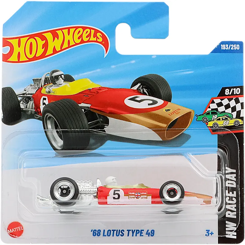 '68 Lotus Type 49 - Röd - HW Race Day - 193/250 - Hot Wheels