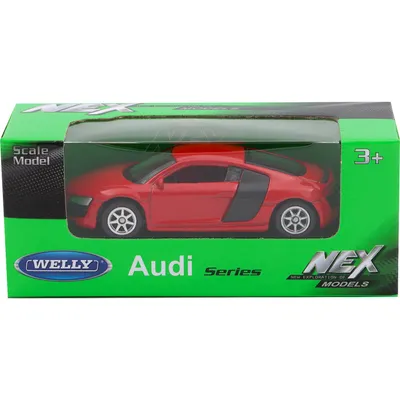 Audi R8 V10 - 2010 - Röd - Welly - 7 cm