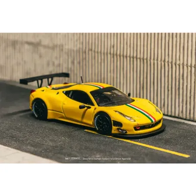 Ferrari 458 Italia GT3 - Gul - Tarmac Works - 1:64