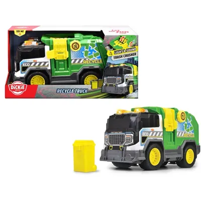 Recycle Truck - Grön Sopbil - Ljud & Ljus - Dickie Toys