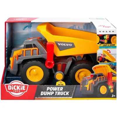 Volvo Dumper - Power Dump Truck - Dickie Toys - 30 cm