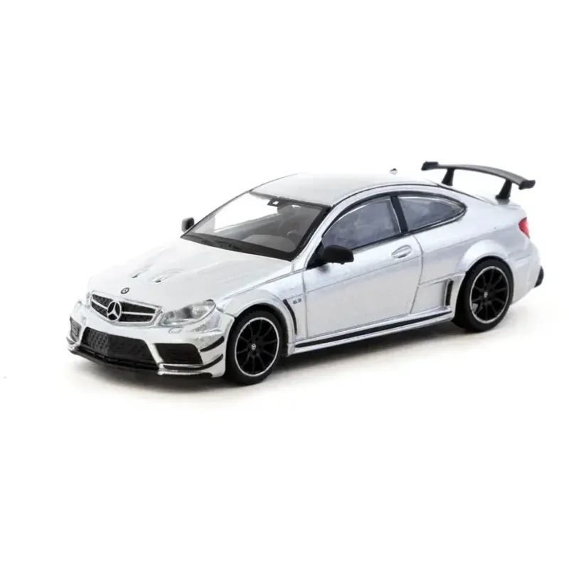 MB C 63 AMG Coupé Black Series - Silver - Tarmac - 1:64