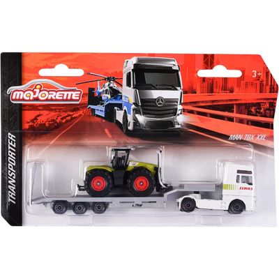 MAN TGX XXL + trailer med traktor - Transporter - Majorette