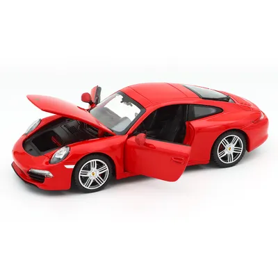 Porsche 911 Carrera S - Rød - Rastar - 1:24