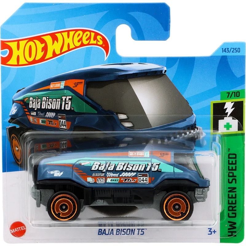 Baja Bison T5 - HW Green Speed 7/10 - Blå - Hot Wheels