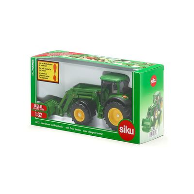 SKADAD FÖRPACKNING - John Deere 6820 med frontlastare - 3652 - Siku - 1:32