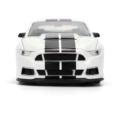 2016 Ford Mustang GT - Vit - Pink Slips - Jada - 13 cm