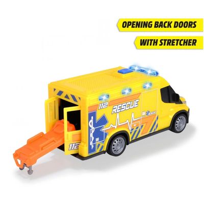 Iveco Daily Ambulance - Ljud och Ljus - Dickie Toys