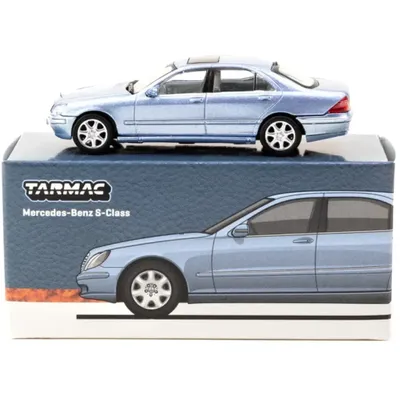 Mercedes-Benz S-Class (W220) - Blå - Tarmac Works - 1:64