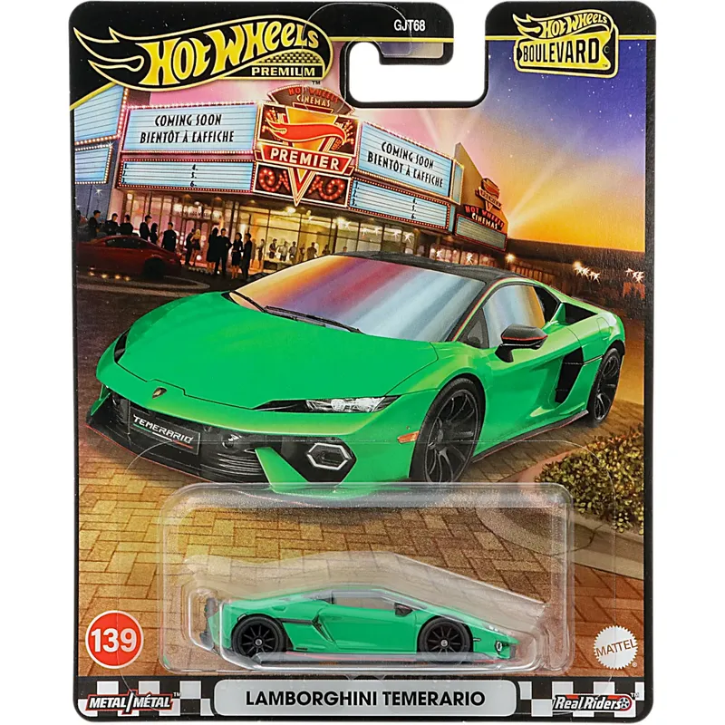 Lamborghini Temerario - Grøn - Boulevard 139 - Hot Wheels