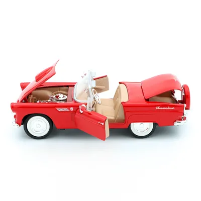 1956 Ford Thunderbird - Röd - Motormax - 1:24