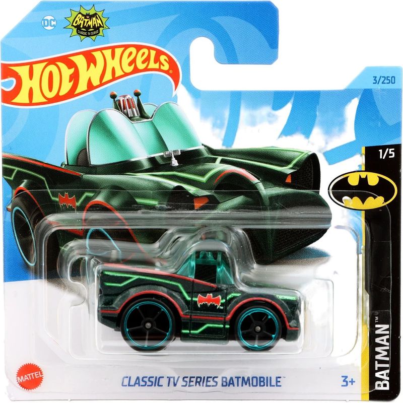 Classic TV Series Batmobile - Batman - Svartgrön - HW