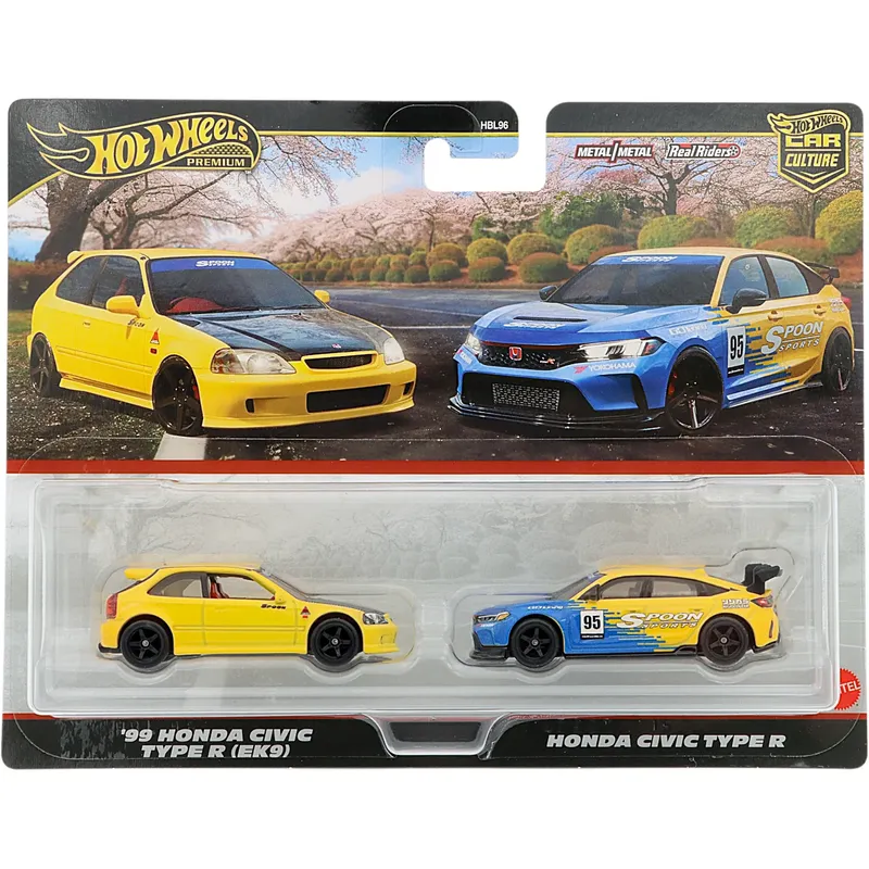 '99 Honda Civic Type R (EK9) + Honda Civic Type R - 2-pack - Hot Wheels