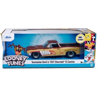 Tasmanian Devil & 1967 Chevrolet El Camino - Looney Tunes - Jada Toys - 1:24