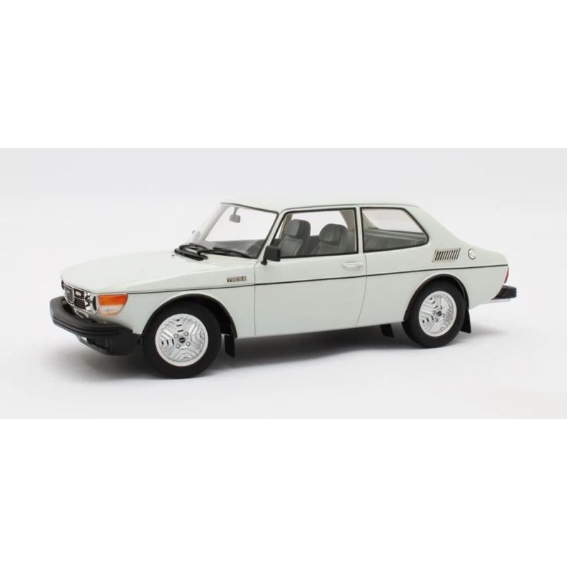 Saab 99 Turbo - 1978 - Vit - Cult Scale Models - 1:18