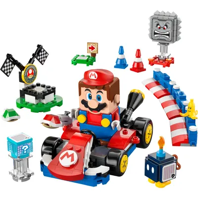 Mario & Standard Kart - Ljud & Effekter - Mario Kart - 72043 - LEGO