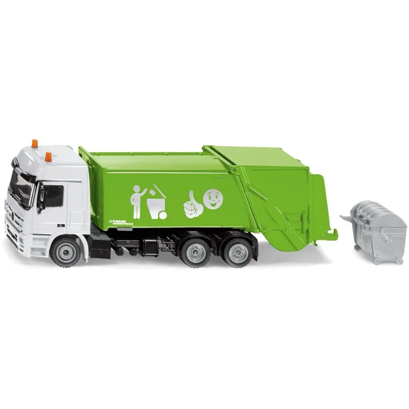 Sopbil - Mercedes-Benz Actros - Grön - 2938 - Siku - 20 cm