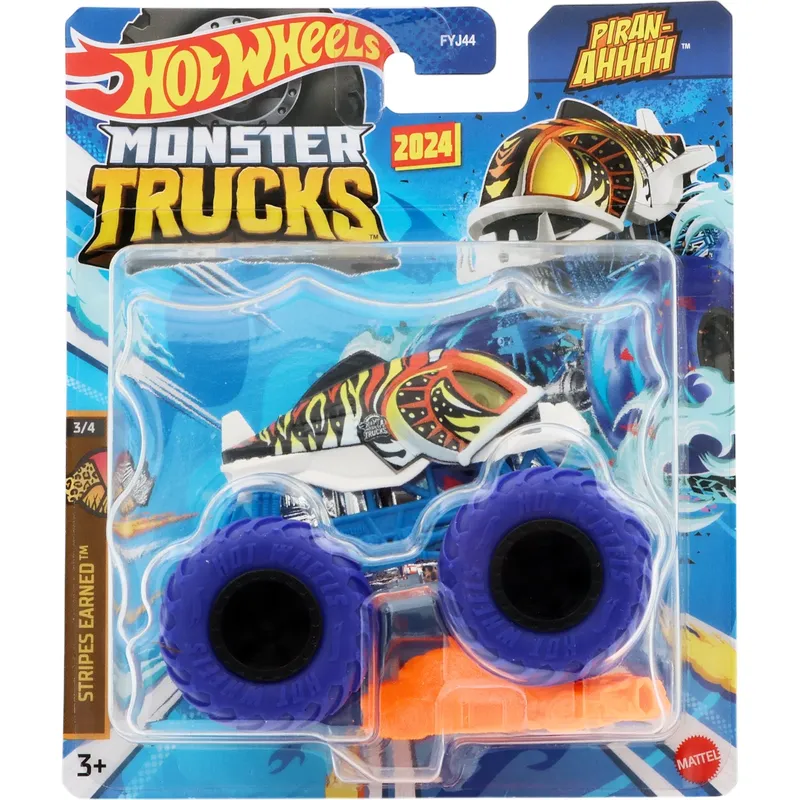 Piran-AHHHH - Stripes Earned - Monster Trucks - Hot Wheels