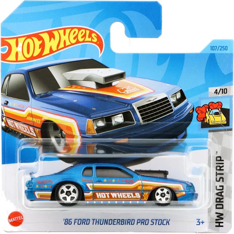 86 Ford Thunderbird Pro Stock - HW Drag Strip - Blå - HW