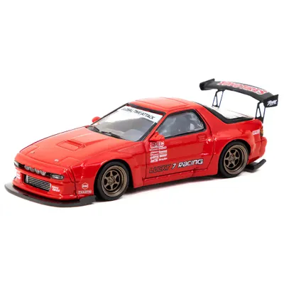 Pandem Mazda RX-7 FC3S - Röd - Tarmac Works - 1:64