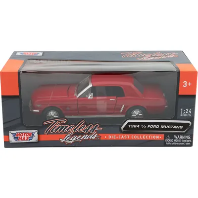 1964 1/2 Ford Mustang - Röd - Motormax - 1:24