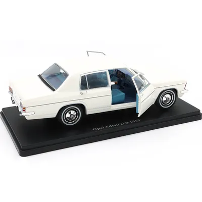 Opel Admiral B - 1969 - Vit - Hachette Models - 1:24