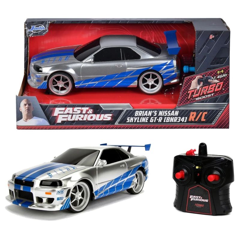 Brian's Nissan Skyline GT-R - Fast & Furious - R/C Jada Toys