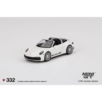 Porsche 911 Targa 4S - Vit - 332 - Mini GT - 1:64