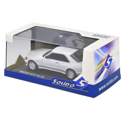 Mercedes-Benz 560 SEC AMG Widebody 1990 Vit - Solido - 1:43