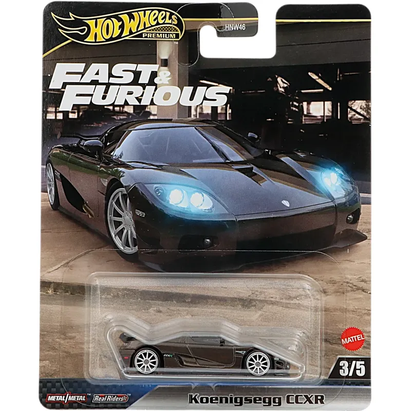 Koenigsegg CCXR - Svart - Fast & Furious - Hot Wheels