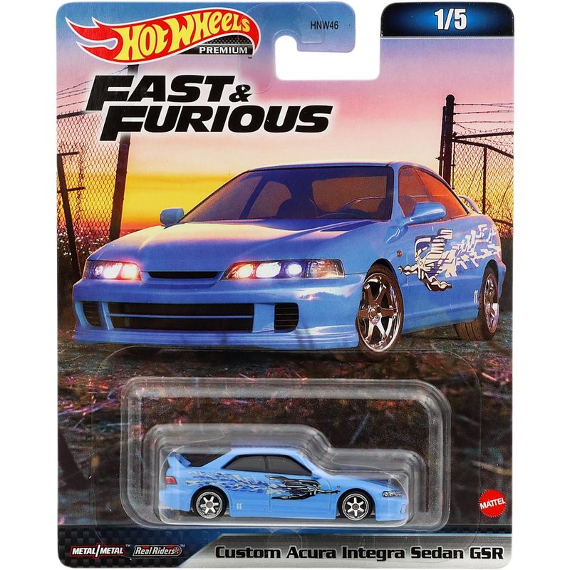 Custom Acura Integra Sedan GSR - Fast & Furious - Hot Wheels