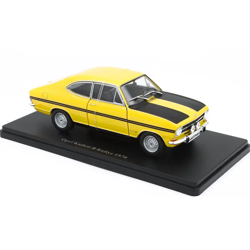 Opel Kadett B Rallye - 1970 - Gul - Hachette Models - 1:24