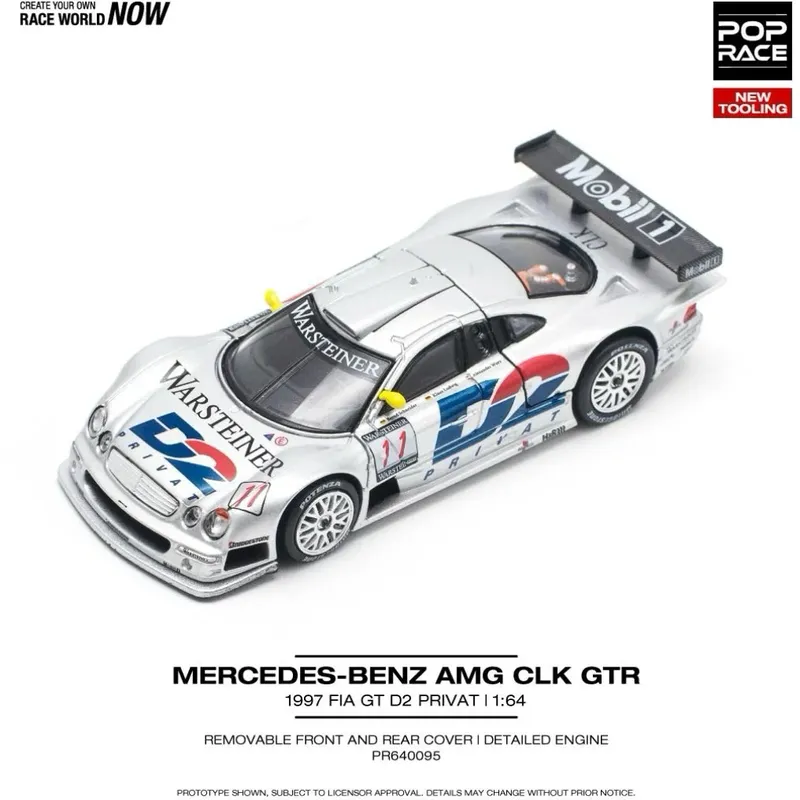 Mercedes-Benz CLK-GTR D2 1997 FIA GT - Pop Race - 1:64