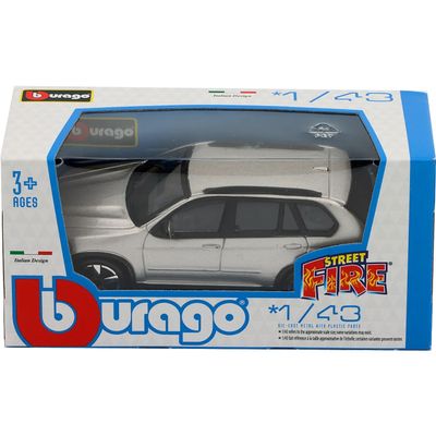 BMW X5 - 2007 - Silver - Bburago - 10 cm