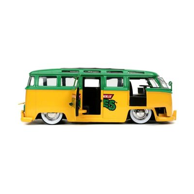 Leonardo & 1962 Volkswagen Bus - Turtles - Jada Toys - 1:24