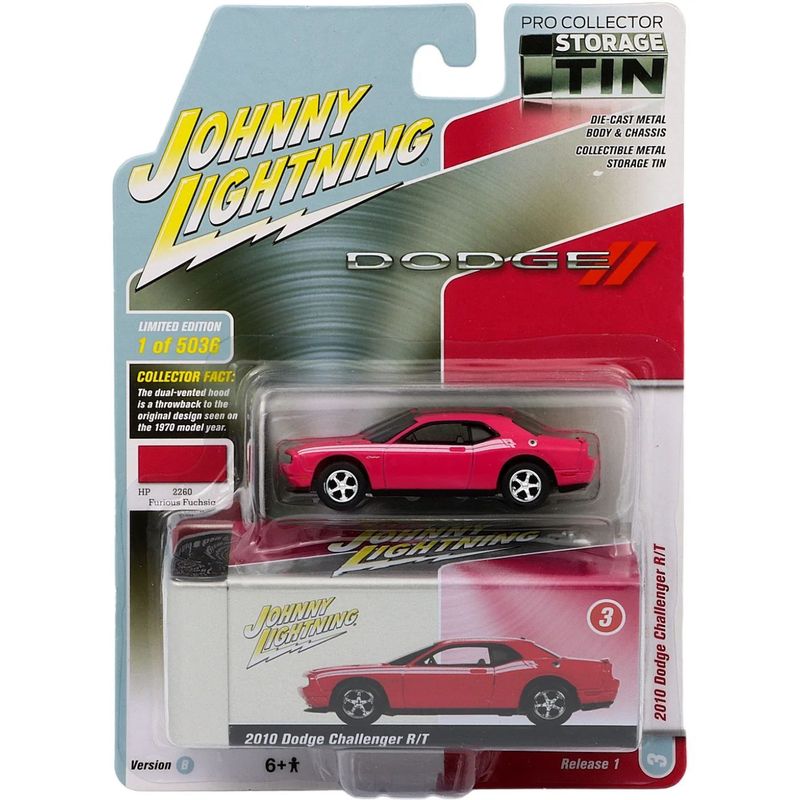 2010 Dodge Challenger R/T - Rosa - Johnny Lightning - 1:64