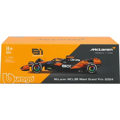 McLaren MCL38 - Oscar Piastri - Miami GP - Bburago - 1:24