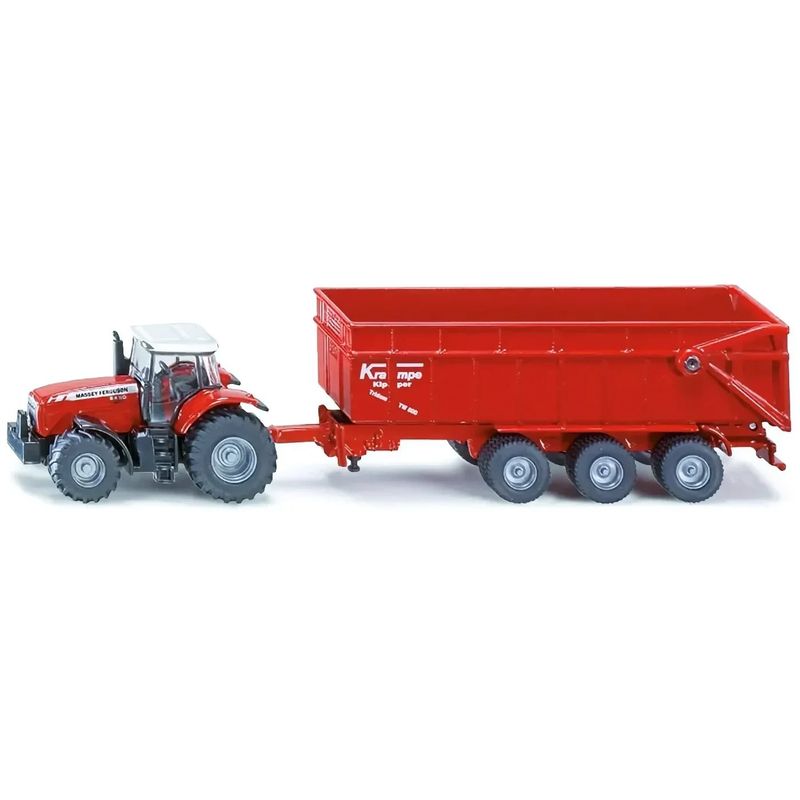 Massey Ferguson 8480 med trailer - 1844 - Siku - 1:87