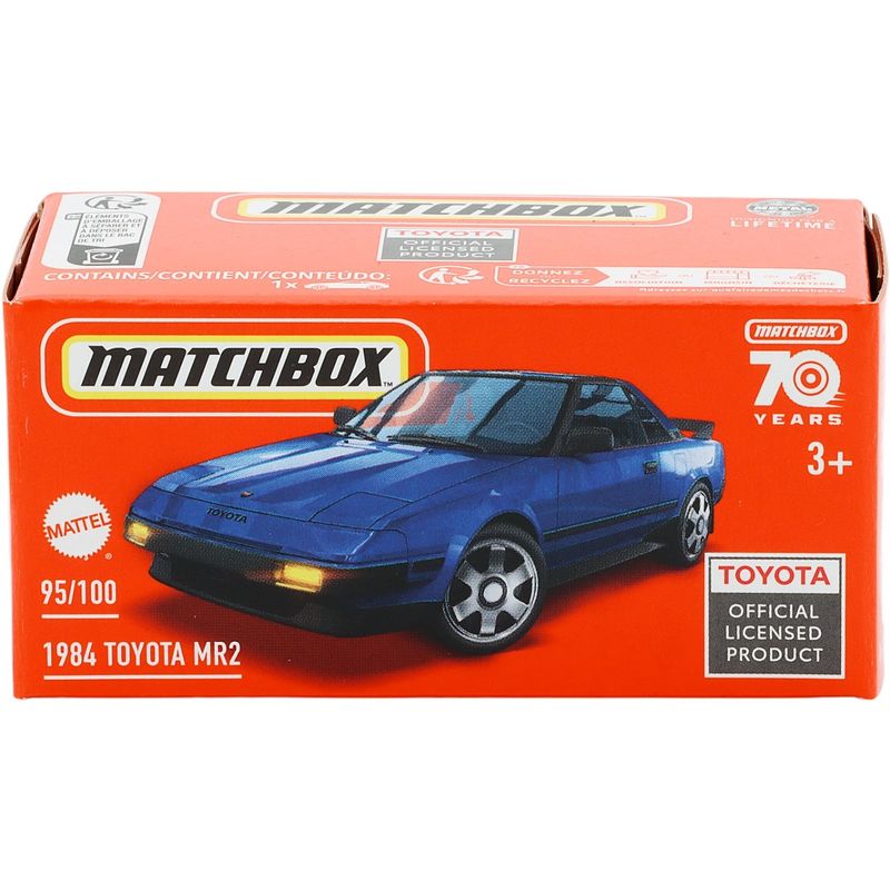 1984 Toyota MR2 - Blå - Power Grab - Matchbox