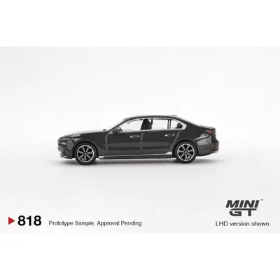 BMW i7 xDrive60 - Dravit Grey - 818 - Mini GT